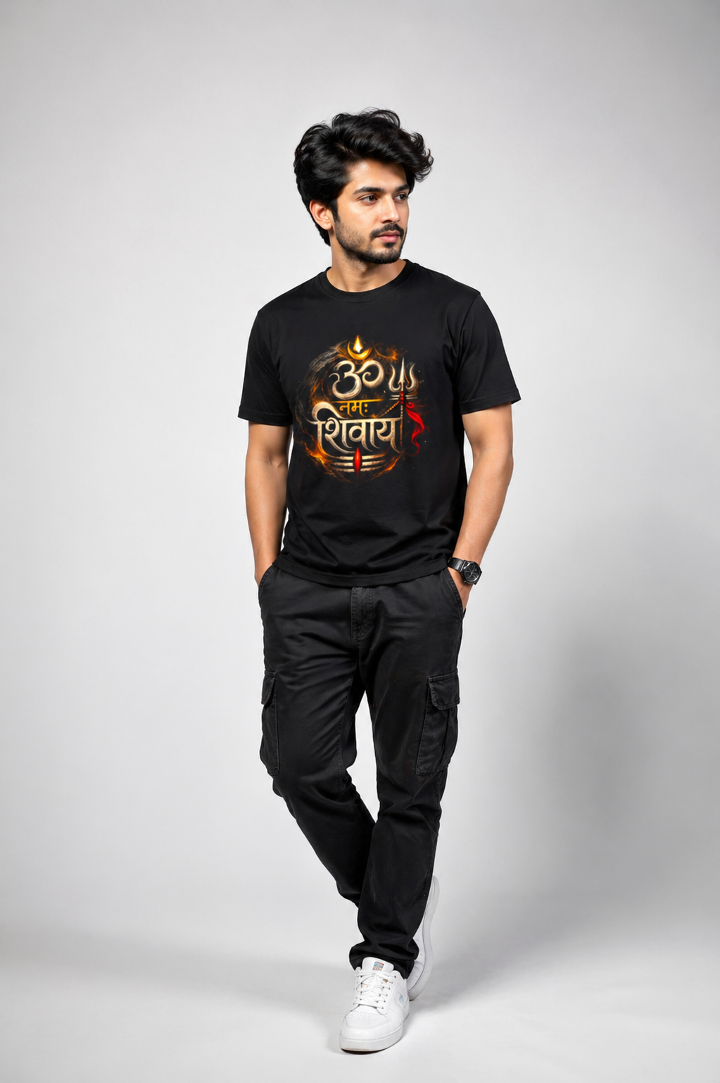 ॐ नमः शिवाय – रौद्र अग्नि Power T-shirt