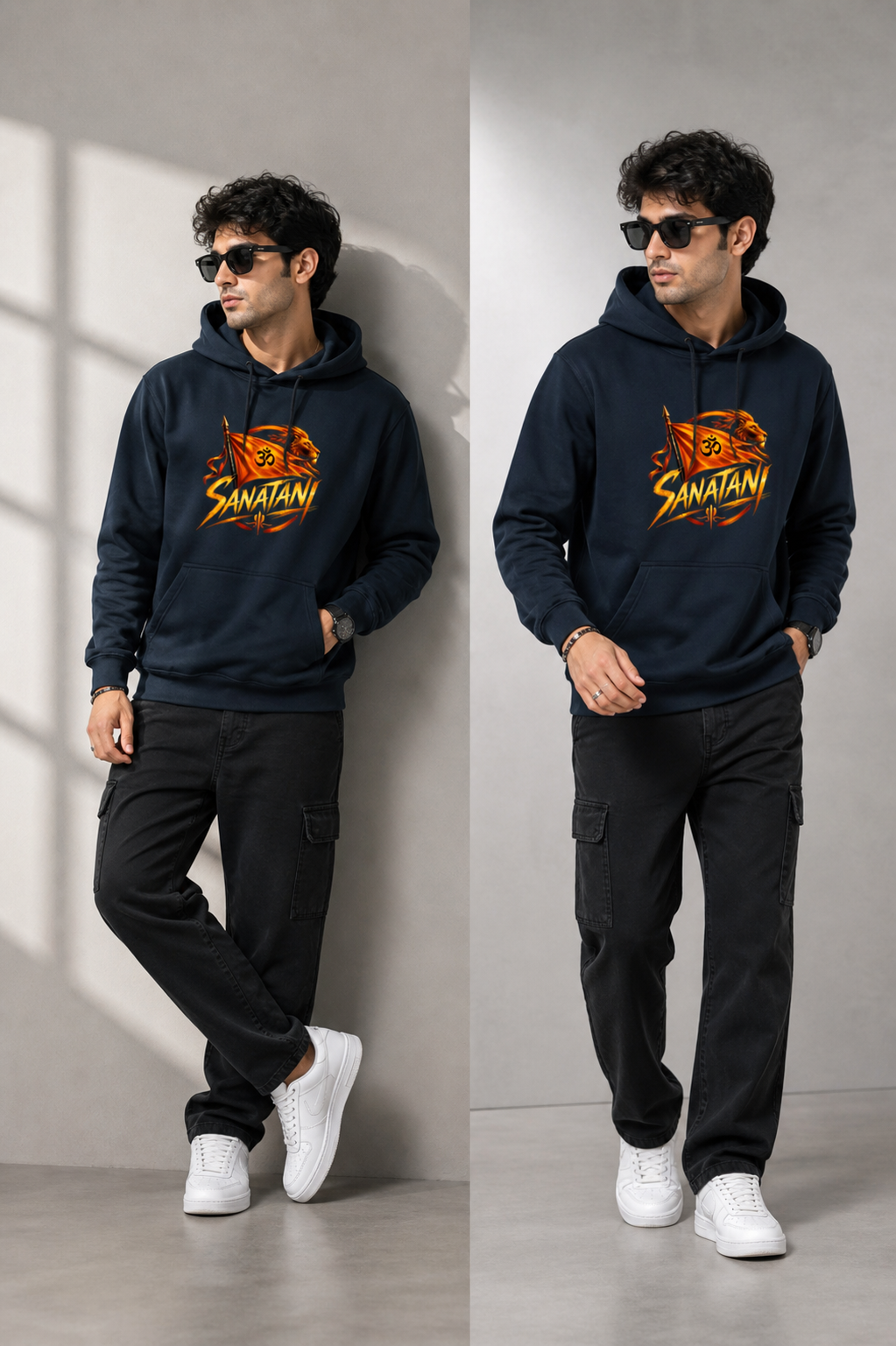 SANATANI – शेर ” Premium Hoodie