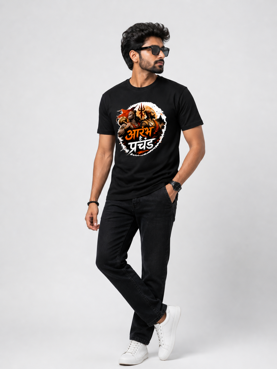 आरंभ है प्रचंड – वीरता और सनातन शक्ति Primium T-Shirt