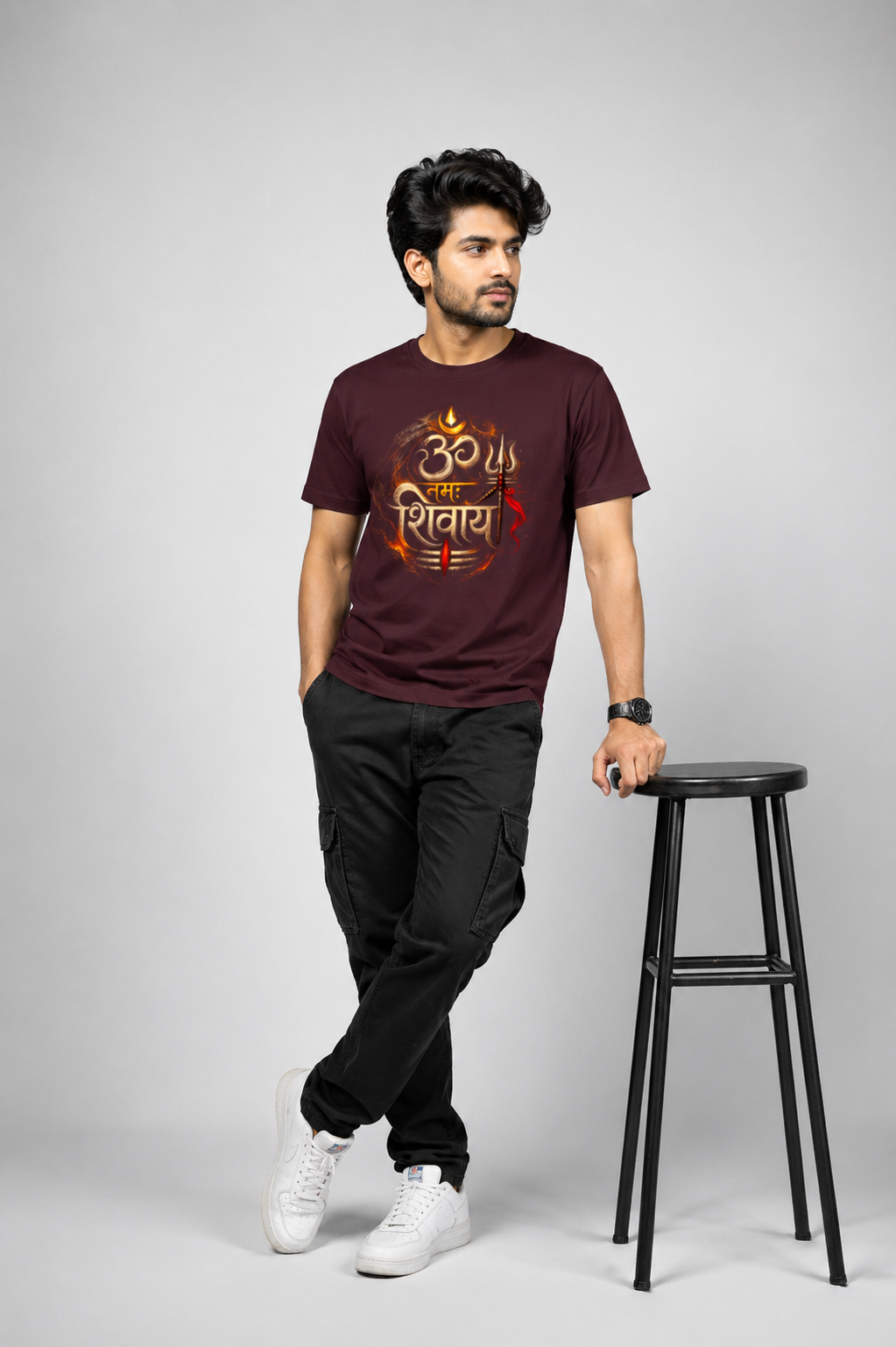 ॐ नमः शिवाय – रौद्र अग्नि Power T-shirt