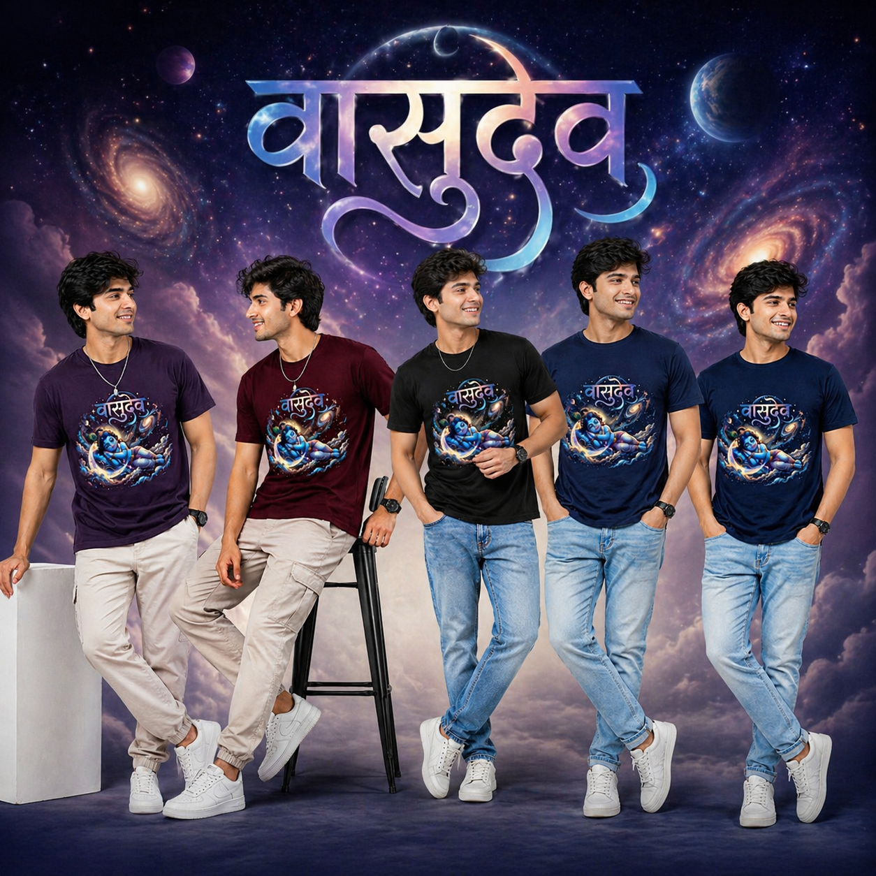 Vasudev - दिव्य शांति Divine Peace Premium T-Shirt