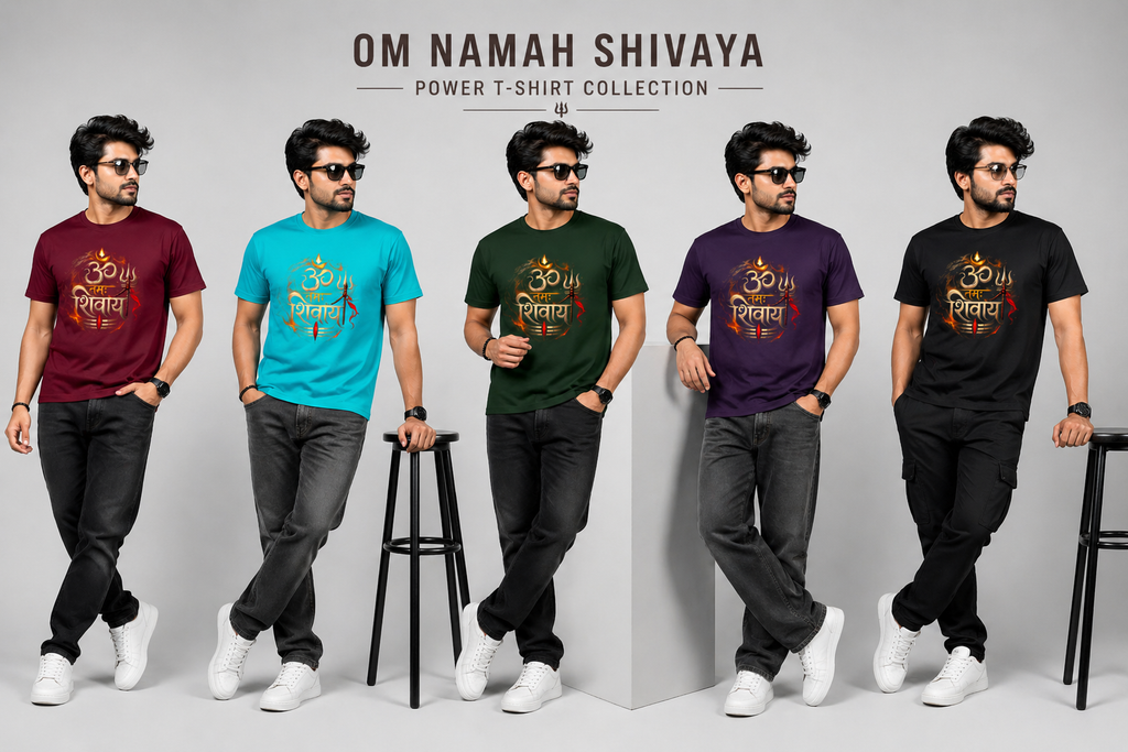 ॐ नमः शिवाय – रौद्र अग्नि Power T-shirt